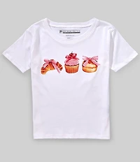 Prince Peter Big Girls Coquette Bow Pastry Short Sleeve T-Shirt