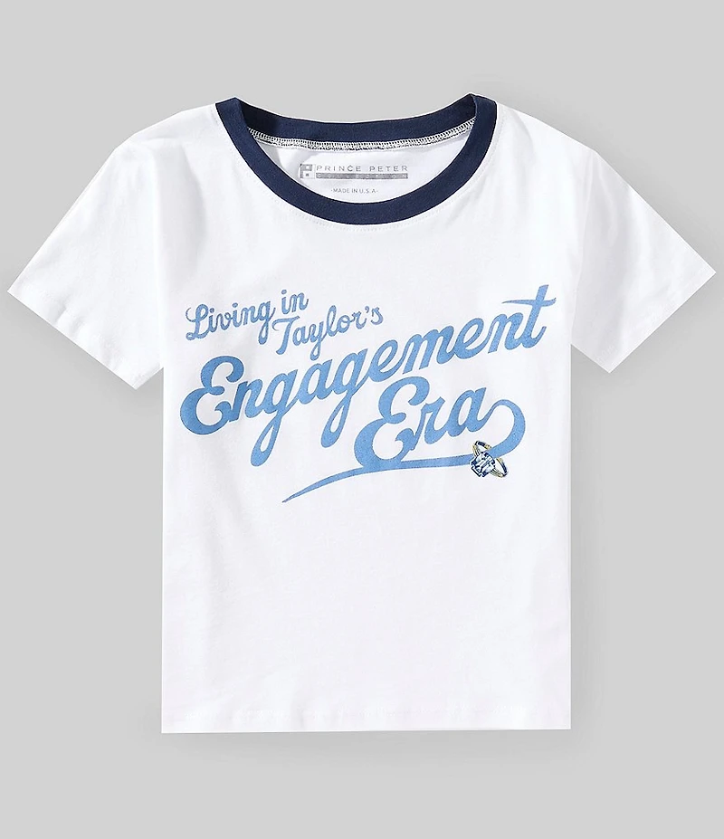 Prince Peter Big Girls Living In Taylor's Engagement Era Short Sleeve T-Shirt