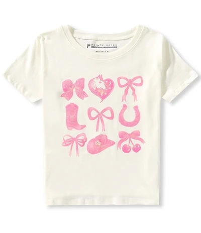 Prince Peter Big Girls Multi Western Short Sleeve T-Shirt