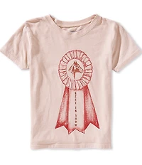 Prince Peter Big Girls Short Sleeve Crew Neck 'Best In Show' Graphic T-Shirt