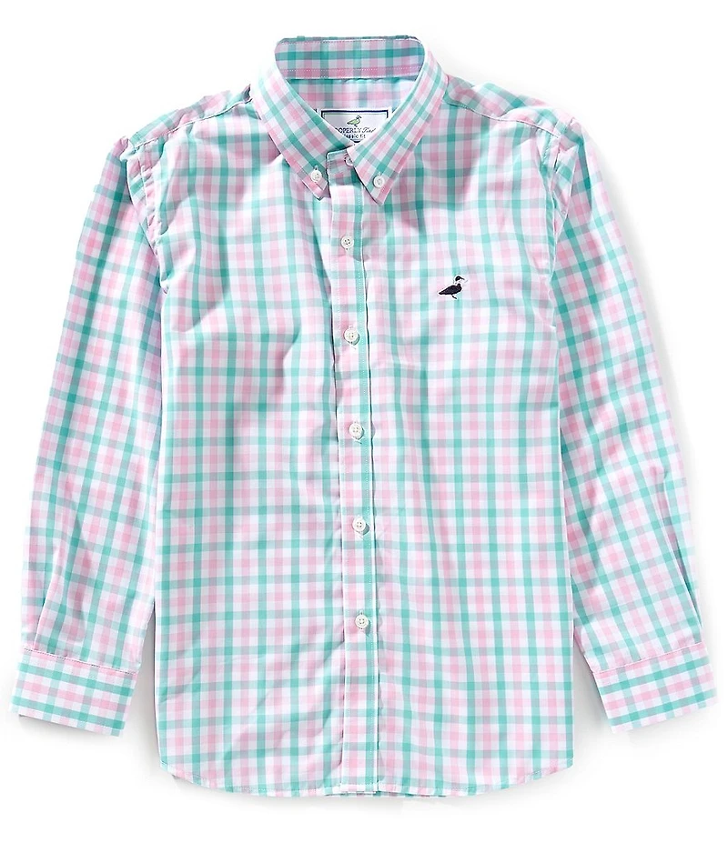 Properly Tied Big Boys 8-16 Long Sleeve Button-Front Sports Shirt