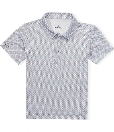 Properly Tied Big Boys Inlet Print Polo Shirt