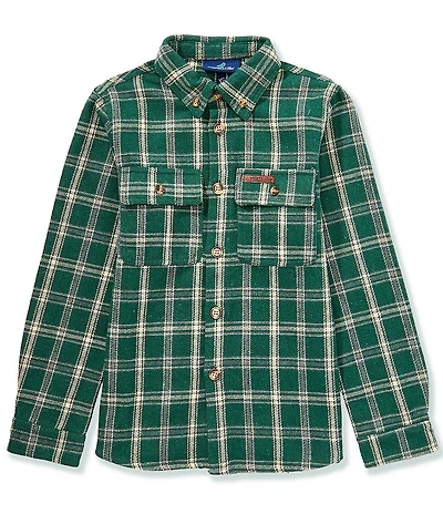 Properly Tied Big Boys Ranch Long Sleeve Button-Front Flannel