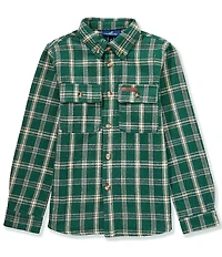 Properly Tied Big Boys Ranch Long Sleeve Button-Front Flannel