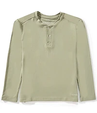 Properly Tied Big Boys Shoreline Long Sleeve Henley Shirt