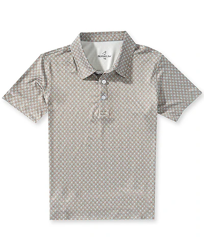 Properly Tied Big Boys Touchdown Print Short-Sleeve Polo