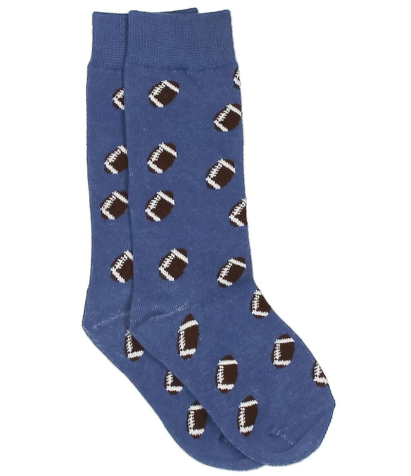 Properly Tied Boys Lucky Duck Football Pattern Socks