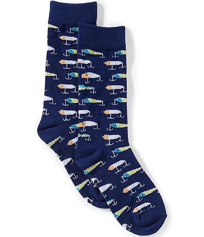 Properly Tied Boys Lucky Duck Lure Pattern Socks