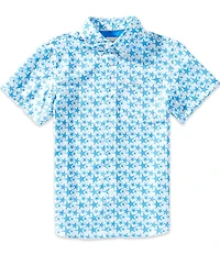 Properly Tied Boys Shordees Summer Starfish Short Sleeve Button Front Shirt