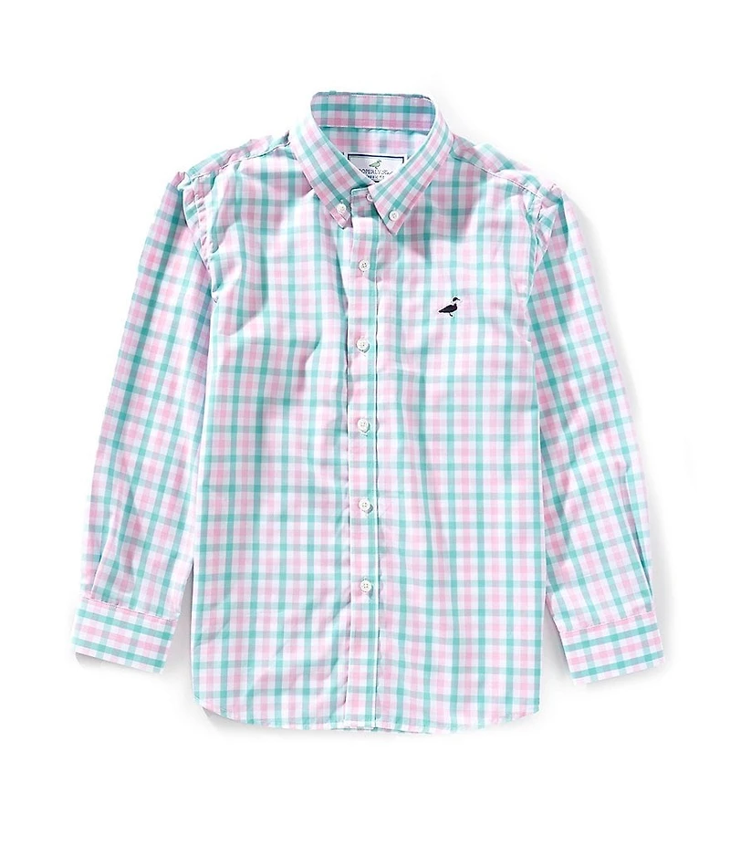 Properly Tied Little Boys Long Sleeve Plaid Button-Front Shirt