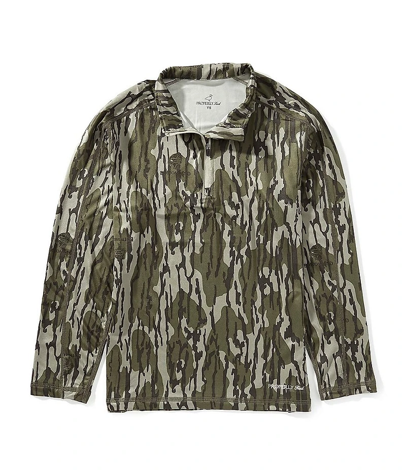 Properly Tied Little Boys Finn Moss Long Sleeve Pullover