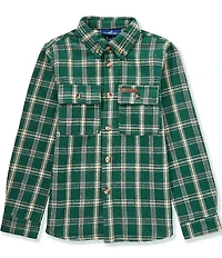 Properly Tied Little Boys Ranch Long Sleeve Button-Front Flannel