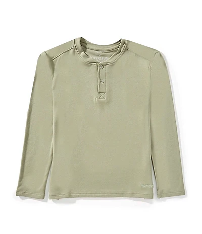 Properly Tied Little Boys Shoreline Long Sleeve Henley Shirt
