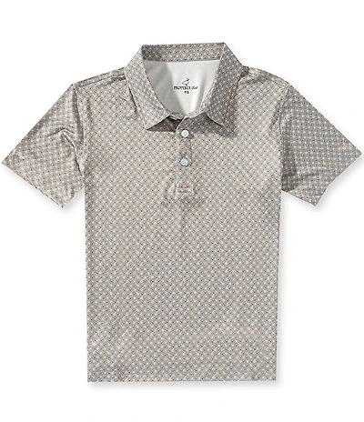 Properly Tied Little Boys Touchdown Print Short-Sleeve Polo Shirt