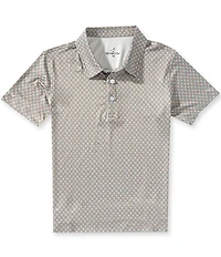 Properly Tied Little Boys Touchdown Print Short-Sleeve Polo Shirt