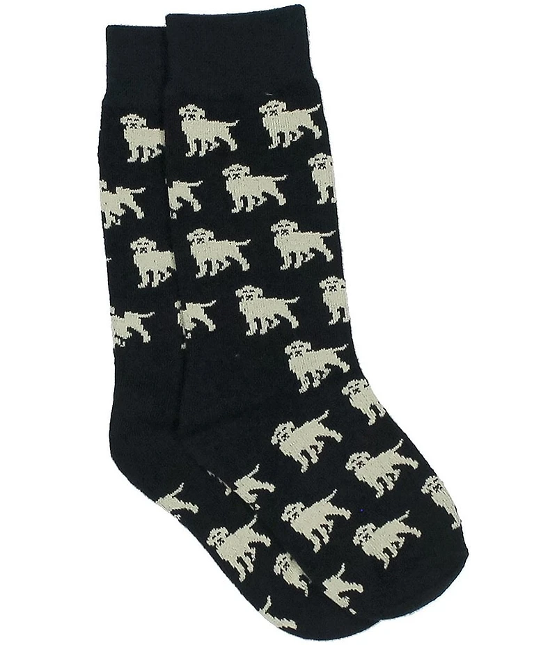 Properly Tied Little/Big Boys Lucky Duck Golden Retriever Pattern Socks