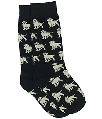 Properly Tied Little/Big Boys Lucky Duck Golden Retriever Pattern Socks