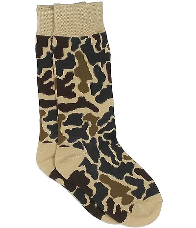 Properly Tied Little/Big Boys Lucky Duck Vintage Camo Pattern Socks