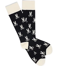 Psycho Bunny All Over Bunny Dress Socks