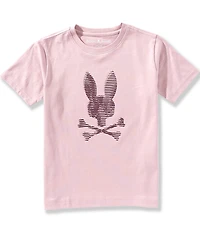 Psycho Bunny Big Boys Grant Bunny Graphic T-Shirt