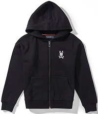Psycho Bunny Big Boys Haiden French Terry Hooded Jacket