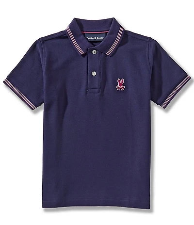 Psycho Bunny Big Boys Hart Pique Polo Shirt