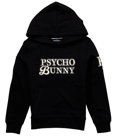 Psycho Bunny Big Boys Janvi Patch Hoodie