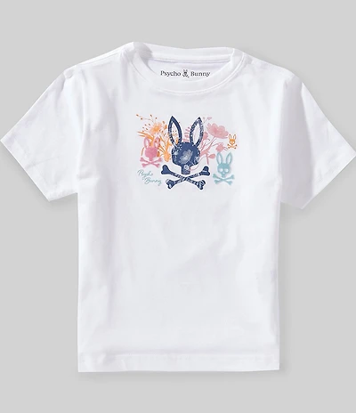 Psycho Bunny Big Boys Short Sleeve Santino Graphic T-Shirt