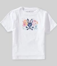 Psycho Bunny Big Boys Short Sleeve Santino Graphic T-Shirt