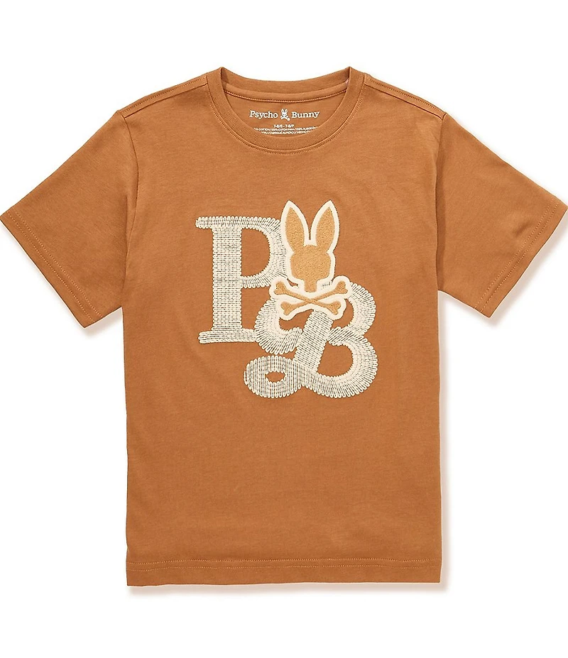 Psycho Bunny Big Boys Short-Sleeve Caine Graphic T-Shirt