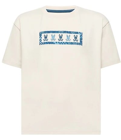 Psycho Bunny Big Boys Short-Sleeve Cedric Bunny T-Shirt