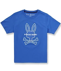 Psycho Bunny Big Boys Short-Sleeve Craig Big Bunny Appliqued/Graphic T-Shirt