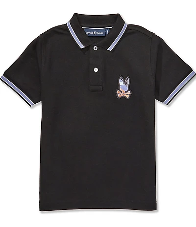 Psycho Bunny Big Boys Short-Sleeve Dante Pique Polo Shirt