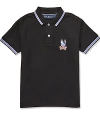 Psycho Bunny Big Boys Short-Sleeve Dante Pique Polo Shirt