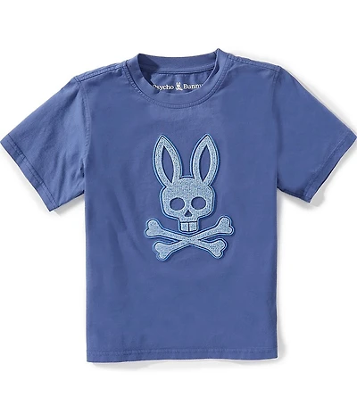 Psycho Bunny Big Boys Short Sleeve Gabin Graphic T-Shirt