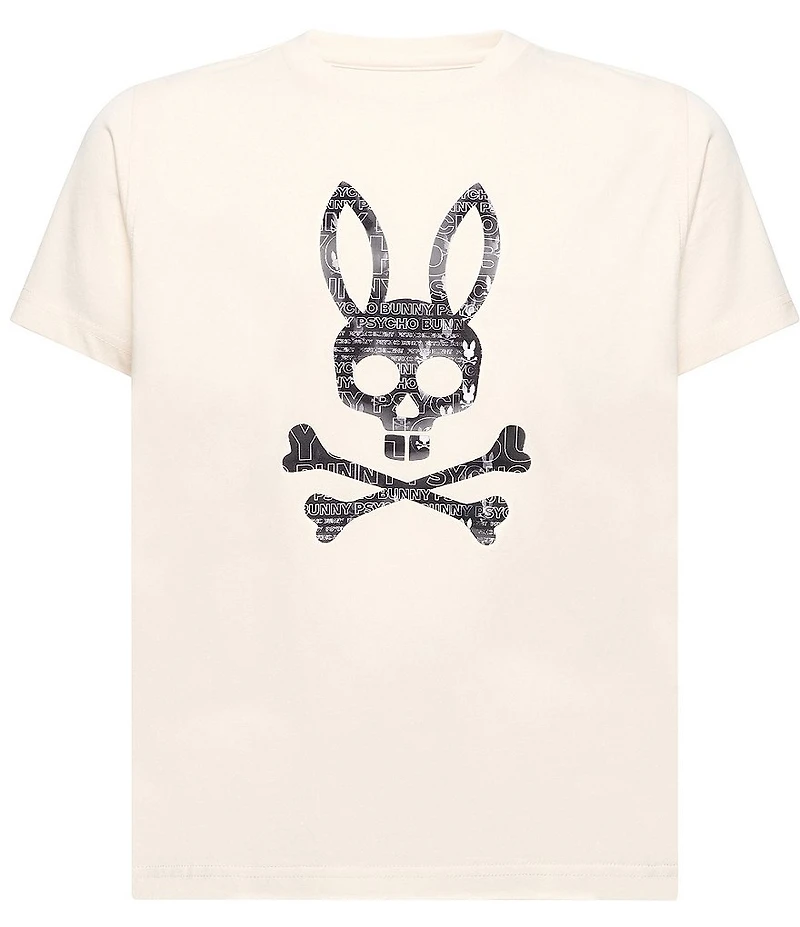 Psycho Bunny Big Boys Short-Sleeve Jarvis Hologram Bunny Graphic T-Shirt