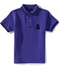 Psycho Bunny Boys Short-Sleeve Sayer Pique Polo Shirt