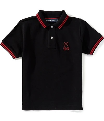 Psycho Bunny Boys Short-Sleeve Sayer Pique Polo Shirt