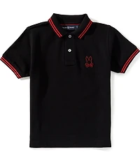 Psycho Bunny Boys Short-Sleeve Sayer Pique Polo Shirt