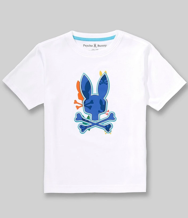 Psycho Bunny Big Boys Short-Sleeve Tanner Bunny Graphic T-Shirt