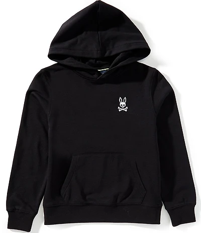 Psycho Bunny Big Boys Timothy Long Sleeve Fleece Hoodie