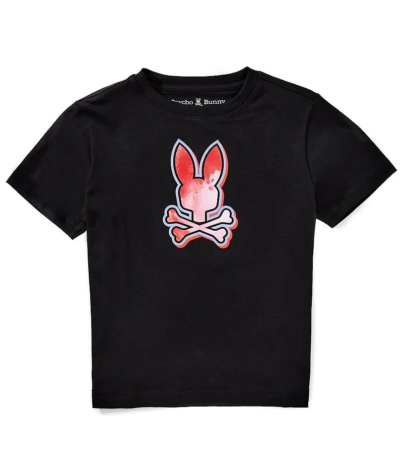 Psycho Bunny Big Little/Boys Short Sleeve William Graphic T-Shirt