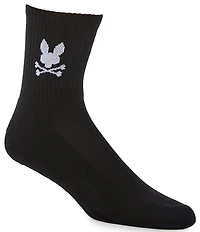 Psycho Bunny High Performance Quarter Crew Socks
