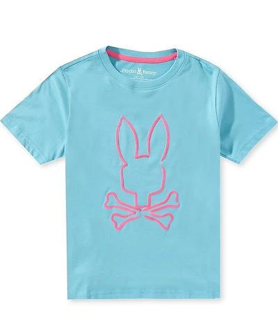 Psycho Bunny Little Boys Short Sleeve Duncan Graphic Tee