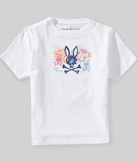 Psycho Bunny Little Boys Short Sleeve Santino Graphic T-Shirt
