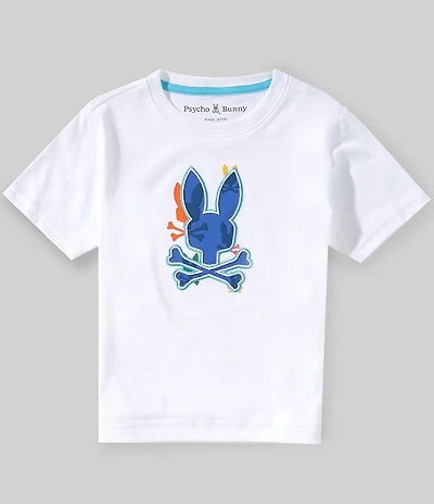 Psycho Bunny Little Boys Short-Sleeve Tanner Bunny Graphic T-Shirt