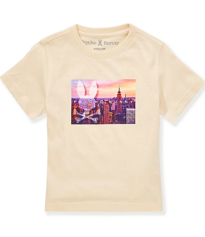 Psycho Bunny Little Boys Short Sleeve Will Graphic T-Shirt