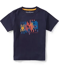 Psycho Bunny Little Boys Short-Sleeve Zander Pixel Tee