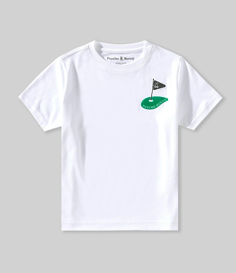 Psycho Bunny Little/Big Boys Dale Golf Embroidered/Logo Graphic Short-Sleeve T-Shirt