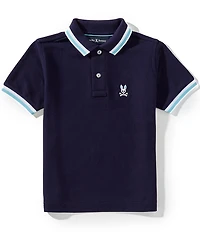 Psycho Bunny Little/Big Boys Short-Sleeve Nolan Pique Polo Shirt